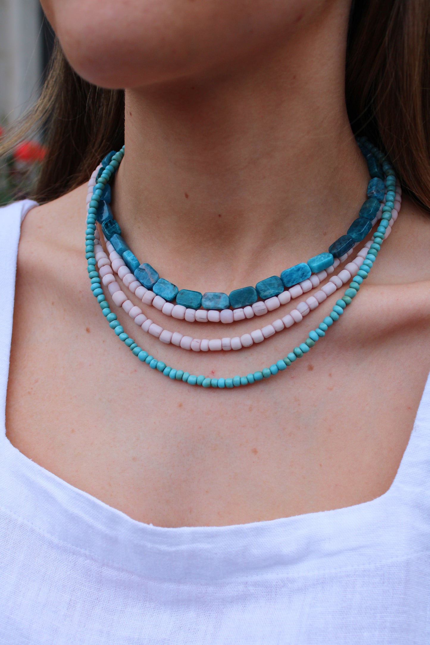 Pink Salt Necklace