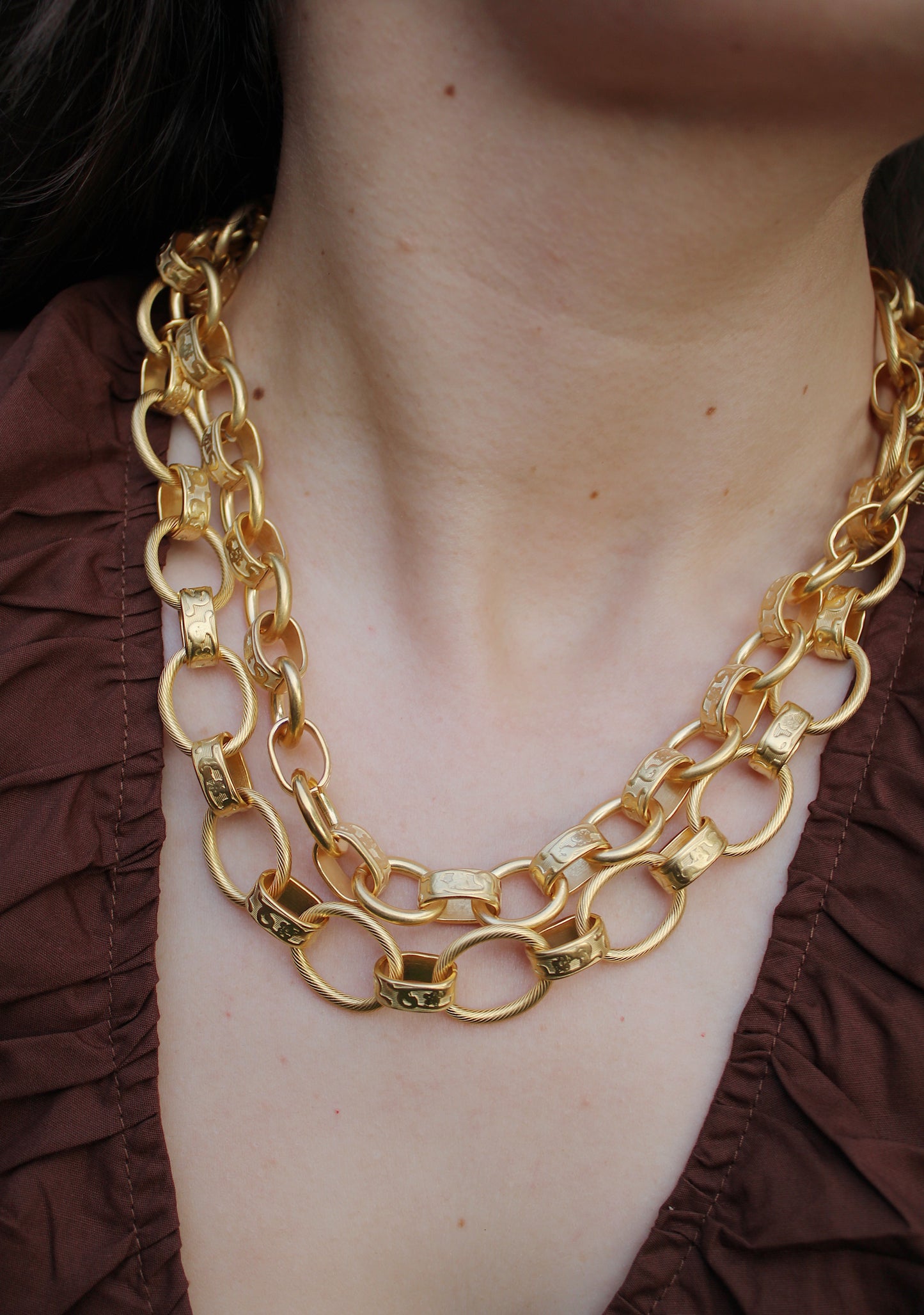 French Gold Necklace